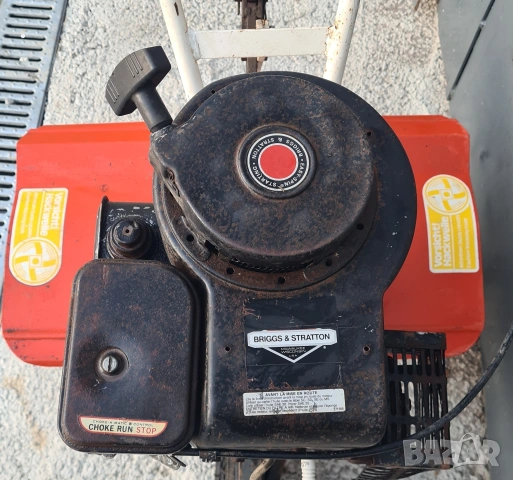 Немска мотофреза Gutbrod Holder с двигател Briggs & Stratton 12 к.с, снимка 3 - Градинска техника - 55038872