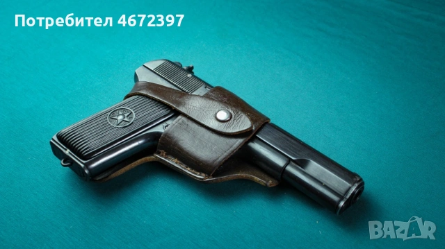 Деактивиран пистолет ТТ-33 7.62х25мм с кобур