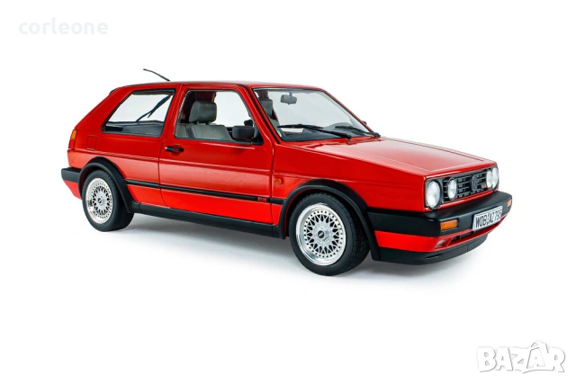 Volkswagen Golf 2 GTI 1989 VW - мащаб 1:18 на Solido моделът е нов в кутия, снимка 6 - Колекции - 55148705