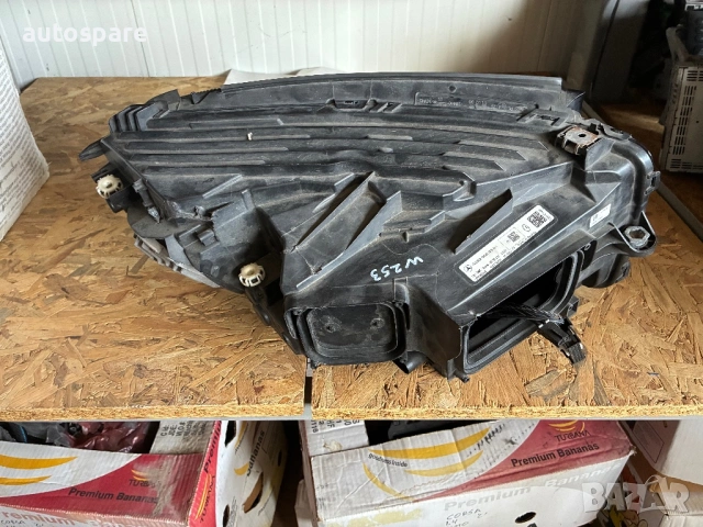 Ляв фар Mercedes GLC. W253. Мерцедес ГЛС. С забележки. , снимка 3 - Части - 54053201