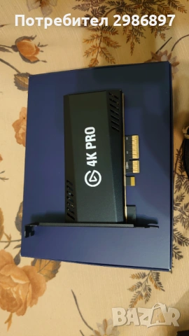 Кепчър карта /Elgato 4K 60 pro, снимка 3 - Други - 54072647