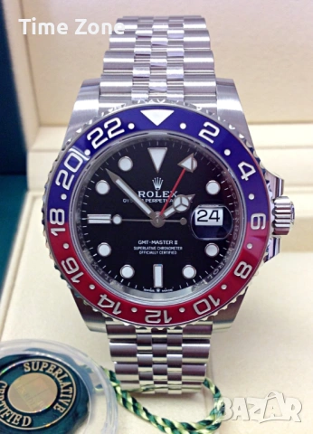 Rolex GMT-Master II 40mm 'Pepsi' Steel Ceramic Jubilee Automatic Различни Варианти