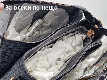 Michael Kors Дамска Кожена Чанта С Три Отделения Код malkite-AKL 32824, снимка 3 - Чанти - 55042169