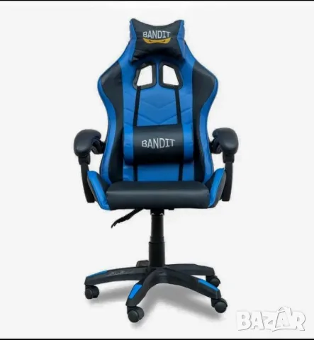 BANDIT BLUE THUNDER: Офис, Геймърски стол, снимка 2 - Столове - 55578479