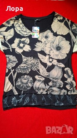 Дамска тениска Desigual , снимка 3 - Тениски - 54809712