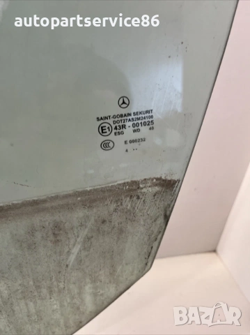 Прозорец стъкло преден ляв за Mercedes Slk R171 (2005) 200K , снимка 2 - Части - 54134564