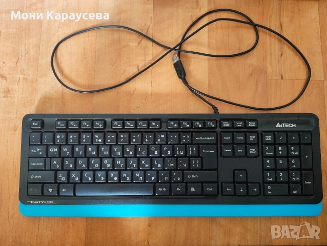 Комплект клавиатура и мишка A4TECH Fstyler F1010 с USB кабел, снимка 4 - Клавиатури и мишки - 54398647