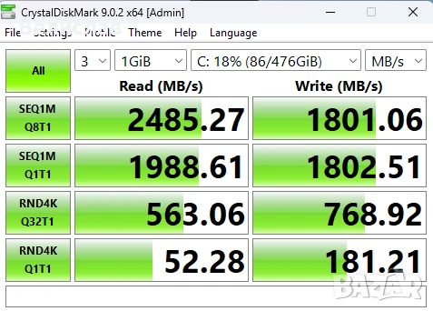 Gaming PC с Ryzen 7 7700/ 64GB DDR5/ RX 6800 XT 16GB/ 512GB/ 850W, снимка 13 - Геймърски - 54487254