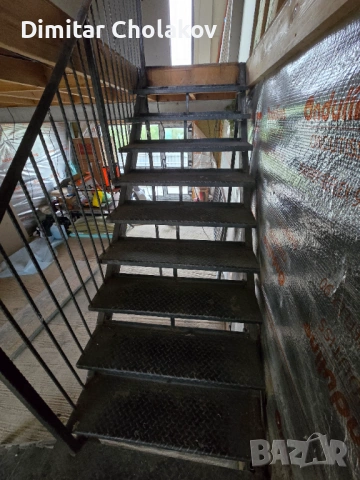 Метално стълбище от къща , снимка 3 - Железария - 54365438