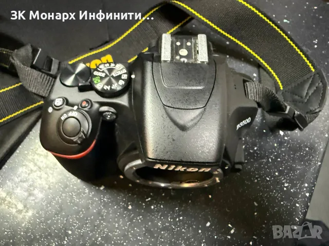 фотоапарат Nikon D3500 + обектив Nikon 18-140mm VR/+зарядно/+ калъф, снимка 4 - Фотоапарати - 55383384