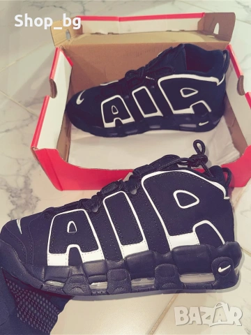 Nike uptempo black , снимка 2 - Кецове - 55258436