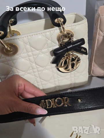 Lady Dior Дамска Бяла Чанта Код Brand Luxury Fashion2, снимка 6 - Чанти - 54953023