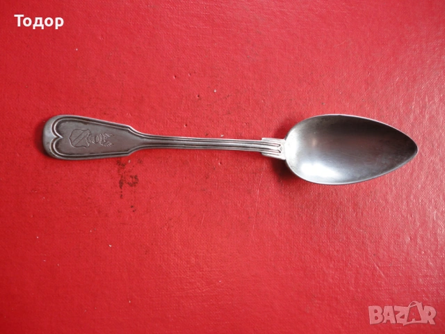 Сребърна лъжичка лъжица 20, снимка 5 - Други ценни предмети - 54086279