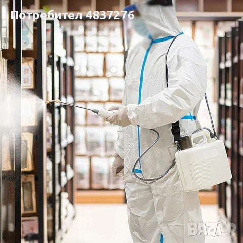 Електрическа пръскачка с батерия 2200 MAh налягане, 5 л. , снимка 6 - Градинска техника - 55019216