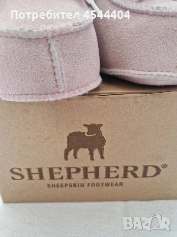 Shepherd Sheepskin Footwear меки детски пантофи от овча кожа с връзки , снимка 6 - Бебешки обувки - 54945313