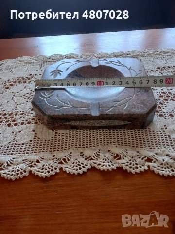 пепелник от камък , снимка 5 - Декорация за дома - 54308348