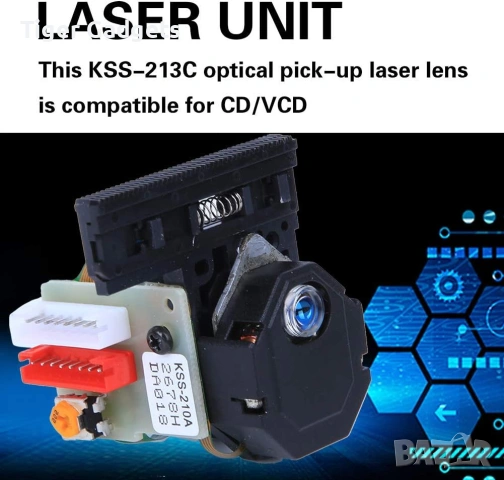 KSS-210A Оптична лазерна глава (Optical Pick-Up Lens) за CD/VCD плейъри, снимка 4 - Други - 55044913