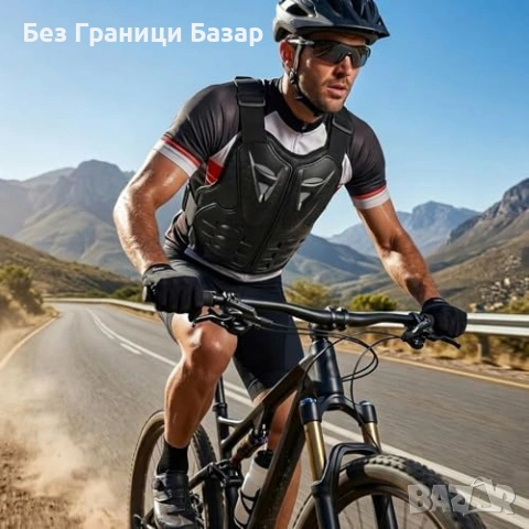 Нова Защитна жилетка за мотокрос MTB ски скейтборд, протектор гръб гърди L размер, снимка 2 - Други - 55113966