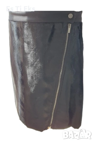 Плюшена пола в модерен стил /складова цена/, снимка 2 - Поли - 54342832