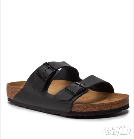 чехли / сандали Birkenstock Arizona Natural Leather номер 45 , снимка 4 - Мъжки чехли - 54693568