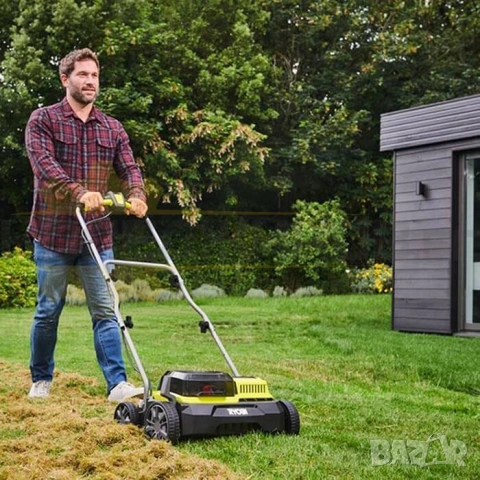 Акумулаторен аератор RYOBI RY18SFX35A-0 SOLO, 18V, 35 см, снимка 2 - Градинска техника - 55138382