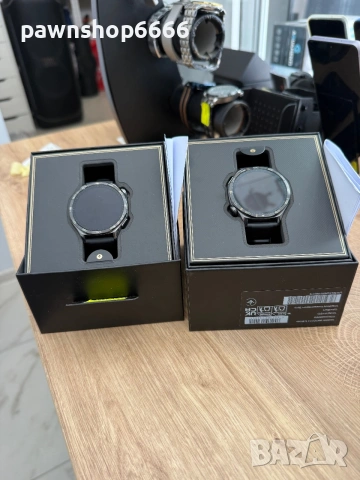 Смарт часовник HUAWEI WATCH GT 5 BLACK VLI-B19F Black Fluoroelastomer Strap 46 MM, GPS, ПУЛСОМЕР, SP