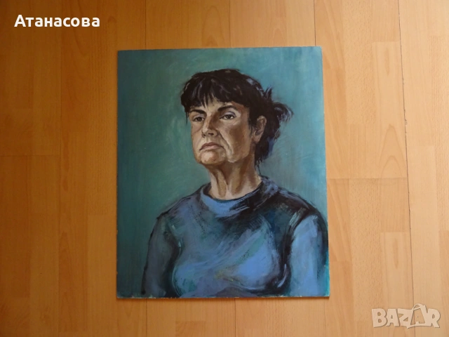 МАРИЯ ЙОВАНОВИЧ картина Портрет масло #7, снимка 4 - Картини - 54643442