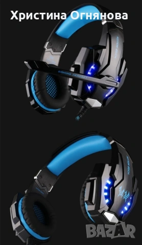 Интересни геймърски слушалки в два цвята KOTION EACH G9000 - EP8, снимка 3 - Слушалки за компютър - 54169480