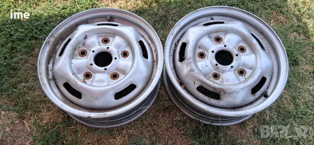 2бр железни джанти 5.5J16 ET56 5x160. Стават на Ford Tranzit, Torneo, Connect и др до 2014г.....