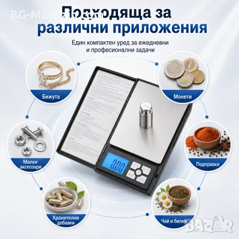 Професионална бижутерска цифрова везна 0.01 кухненска за кафе храна злато точна прецизна бижута, снимка 3 - Везни - 50929818