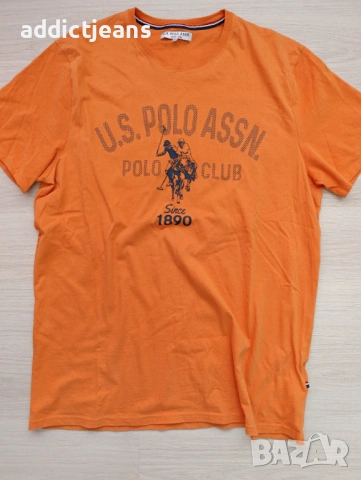Мъжка тениска U.S.S. Polo ASSN. размер XXL, снимка 2 - Тениски - 54650080
