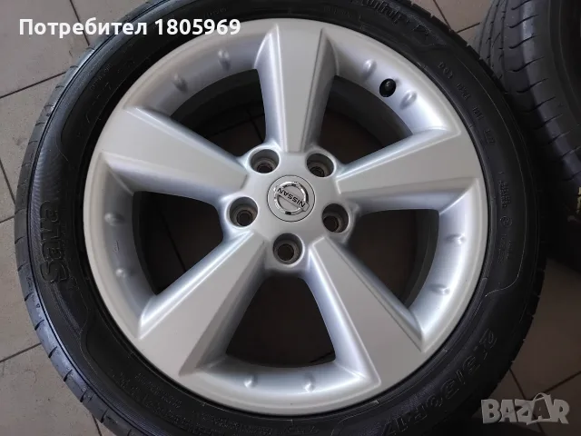 4бр. ал. джанти Nissan (оригинални) 5x114,3 , 6,5x17 , ET40, снимка 3 - Гуми и джанти - 55290829