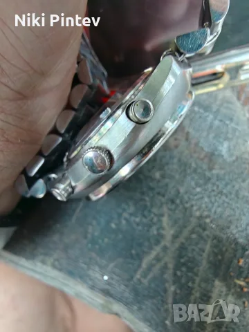 Seiko 6138 хронограф автоматик правена профилактика преди три месеца., снимка 4 - Мъжки - 55481521