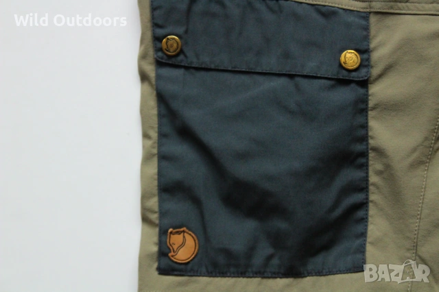 FJALLRAVEN Keb shorts - мъжки къси панталони, размер 46 (S), снимка 3 - Спортни дрехи, екипи - 54742043