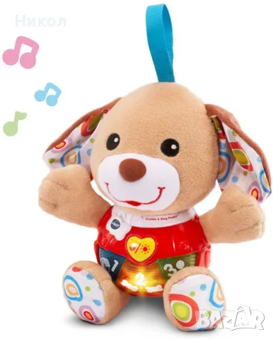 Интерактивна музикална плюшена играчка Vtech Chant' toutou - куче