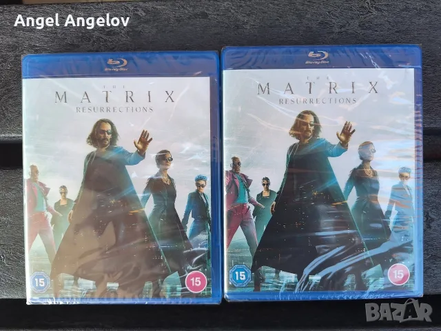 Matrix Resurrections blu ray с български субтитри цена 13 нов в целофан