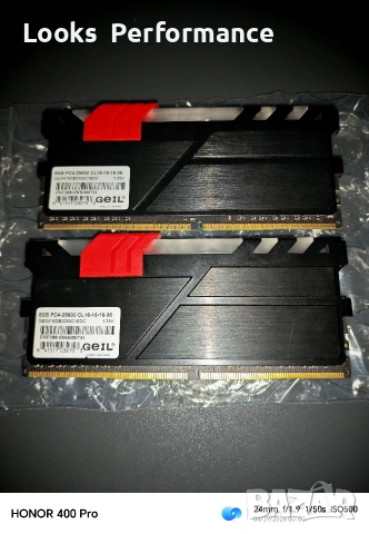Geil Evo X 3200MTS CL16 DDR4 Ram, снимка 3 - RAM памет - 54348431