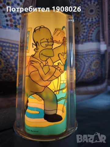 колекционерска 3D лампа The Simpsons (2002 г.) – оригинална!, снимка 2 - Колекции - 55229708