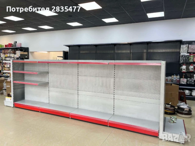 Стелажи за магазин- употребявани,островни и крайстенни, снимка 4 - Стелажи и щандове - 54133476