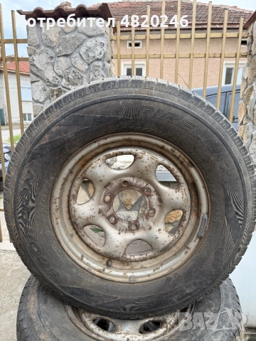 Гуми с джанти за Opel Frontera, снимка 2 - Части - 54457297