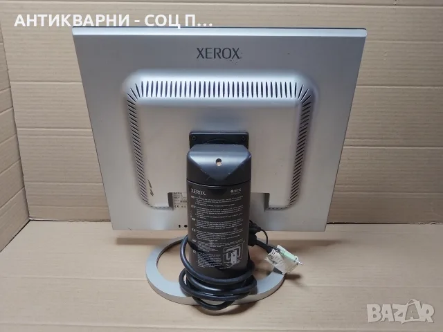 Ретро LCD Монитор За Компютър XEROX XAP-192i 19' Инча. / НОМЕР 1324. , снимка 5 - Монитори - 55659031