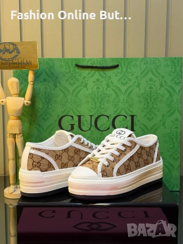 Дамски кецове Gucci, снимка 2 - Дамски ежедневни обувки - 54663648