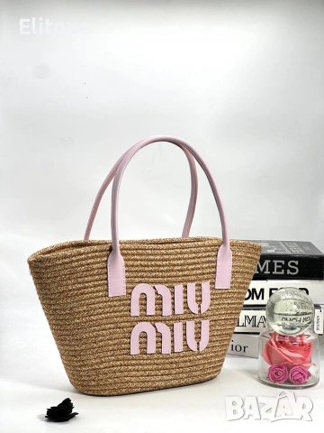 плажни чанти MIU MIU ✨⭐️ ➡️43cm⬆️21cm✨ , снимка 5 - Чанти - 54217585