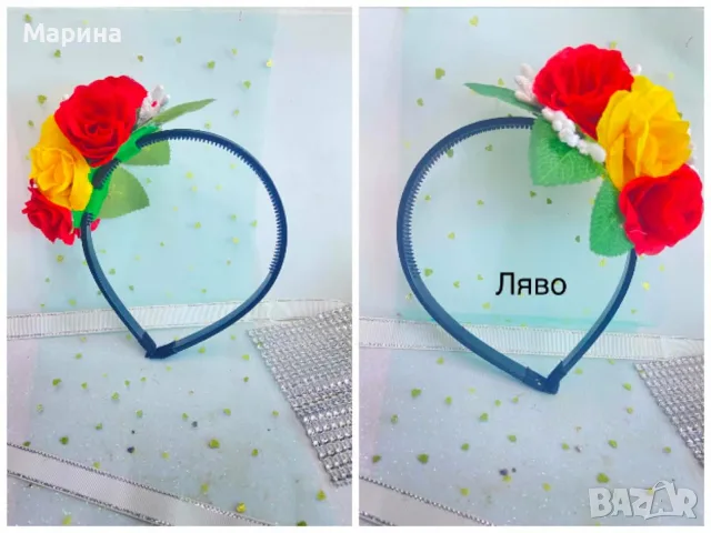 Китка за глава, вариант 35, снимка 9 - Аксесоари за коса - 55690340