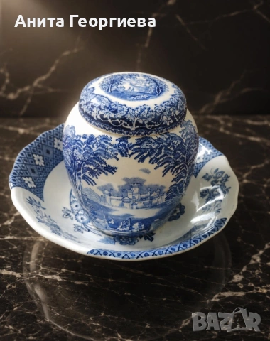 Античен английски комплект Mason's/Ironstone- England, снимка 2 - Антикварни и старинни предмети - 54650815