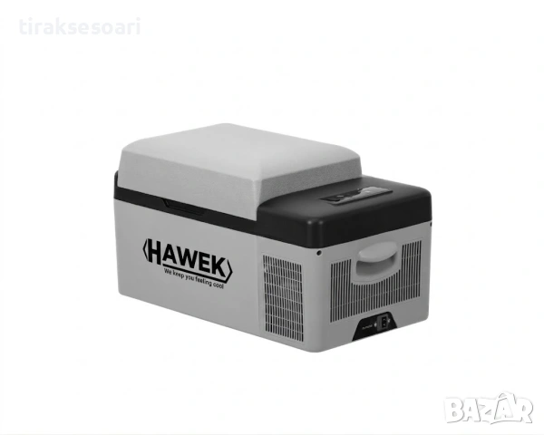 Портативен компресорен хладилник HAWEK C20 20L – 12V/24V/220V с охлаждане и замразяване, снимка 2 - Аксесоари и консумативи - 54642610