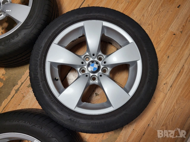 Bmw 17" 5x120 с гуми 225/50/17 оригинални джанти, снимка 5 - Гуми и джанти - 54045447