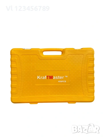 Акумулаторен Безчетков Гайковер 1200Nm  36V 8.0AH + 499 части KRAFTMASTER, снимка 3 - Винтоверти - 55064754