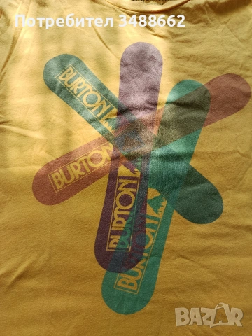 Оригинална тениска Burton , снимка 2 - Тениски - 54725344