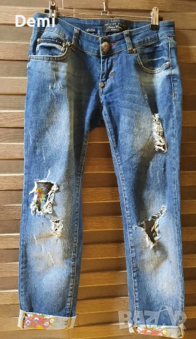 Дамски дънки Philipp Plein, снимка 2 - Дънки - 54881456